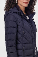 Load image into Gallery viewer, Monari Quilted Coat - Navy
