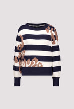 Load image into Gallery viewer, Monari  Stripped Knit With Animal Pattern
