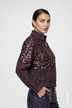 Load image into Gallery viewer, Monari  Cardigan Jacket With Sequins - Dark Blue
