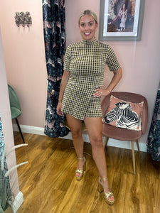 Yumi Brown/Gold Skort