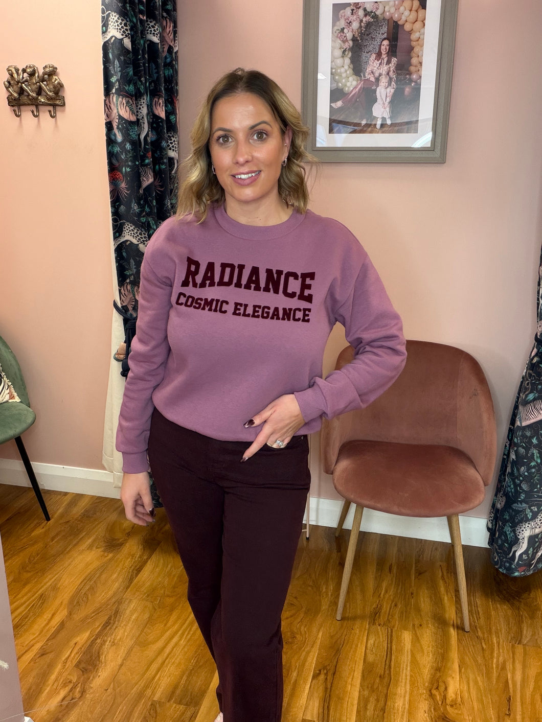 KaPrecious Sweatshirt - Tulipwood/Burgundy