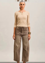 Load image into Gallery viewer, Toxik Barrel Jeans- Acid Washed Brown
