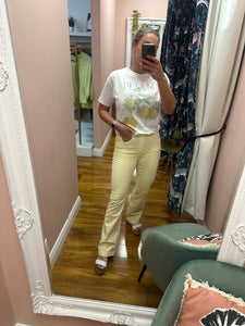 Lemon Flared Jeans