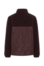 Load image into Gallery viewer, KAFFE Kagracelyn Mixed Textile Jacket - Fudge

