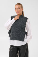 Load image into Gallery viewer, KAFFE Kamartine Slipover - Dark Grey Melange
