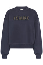 Load image into Gallery viewer, KAFFE Kamelanie Femme Sweatshirt -
