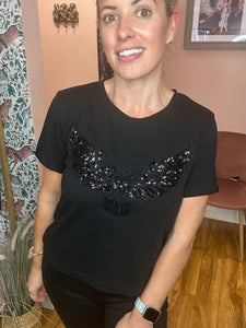 Eagle Embellished Top