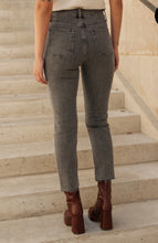 Load image into Gallery viewer, Mary Cigarette Raw Hem Jean -  Mid Grey

