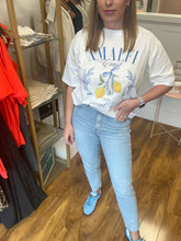 Load image into Gallery viewer, Light Blue Denim Mom Fit Jeans
