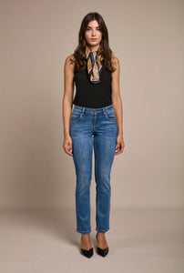 Cole Straight Leg Push Up Jeans