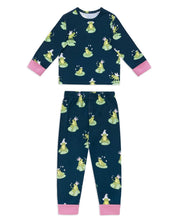 Load image into Gallery viewer, Kids Enchanted Frog Print Long Pyjama Set: 7-8
