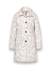 Load image into Gallery viewer, Azalea Patterned Coat - Sand/cream
