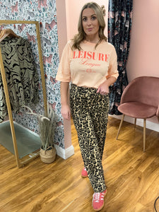 Kaleonora Leopard Jeans