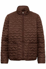 Load image into Gallery viewer, KAFFE Kacoraline Coat - Chocolate Brown
