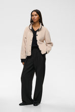 Load image into Gallery viewer, InWear Abbie Fleece Jacket - Haze/Black Trim
