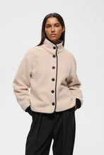 Load image into Gallery viewer, InWear Abbie Fleece Jacket - Haze/Black Trim
