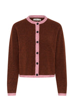 Load image into Gallery viewer, InWear Guna Cardigan - Brandy Brown/Pink
