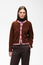 Load image into Gallery viewer, InWear Guna Cardigan - Brandy Brown/Pink

