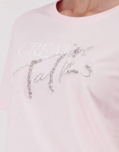 Load image into Gallery viewer, Monari Top With Jewellery Lettering - Pink
