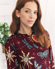 Load image into Gallery viewer, Enchanted Glade Print Crew Neck Long Pyjama Set
