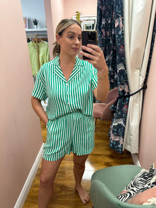 PCNYA Shirt Coord - Green Stripes