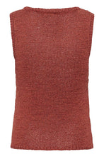 Load image into Gallery viewer, KAFFE Kasilivia Knitted Top - Henna
