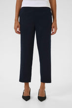 Load image into Gallery viewer, KAFFE Kasakura Cropped Trousers - Navy
