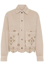 Load image into Gallery viewer, KAFFE Kamimi Broderie Anglaise Jacket - Feather Grey
