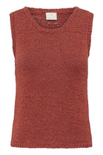 Load image into Gallery viewer, KAFFE Kasilivia Knitted Top - Henna
