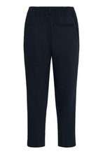 Load image into Gallery viewer, KAFFE Kasakura Cropped Trousers - Navy
