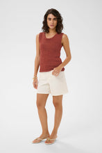 Load image into Gallery viewer, KAFFE Kasilivia Knitted Top - Henna
