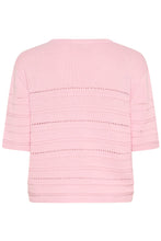 Load image into Gallery viewer, KAFFE Kamelli V-Neck Jumper - Ballerina Pink
