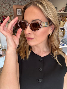 PCLouise  Cats Eye Sunglasses Turtle
