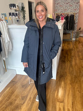 Load image into Gallery viewer, Dawn Rainproof Warm Coat - Dark Denim
