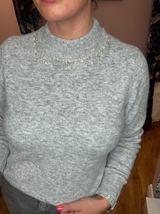 Karoxy Jumper - Grey Melange