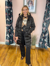 Load image into Gallery viewer, Monari Quilted Coat -  Black coffee
