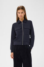 Load image into Gallery viewer, InWear Beca Zipped Jacket - Navy
