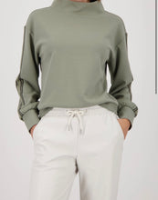 Load image into Gallery viewer, Sweatshirt With Sports Band - Sage
