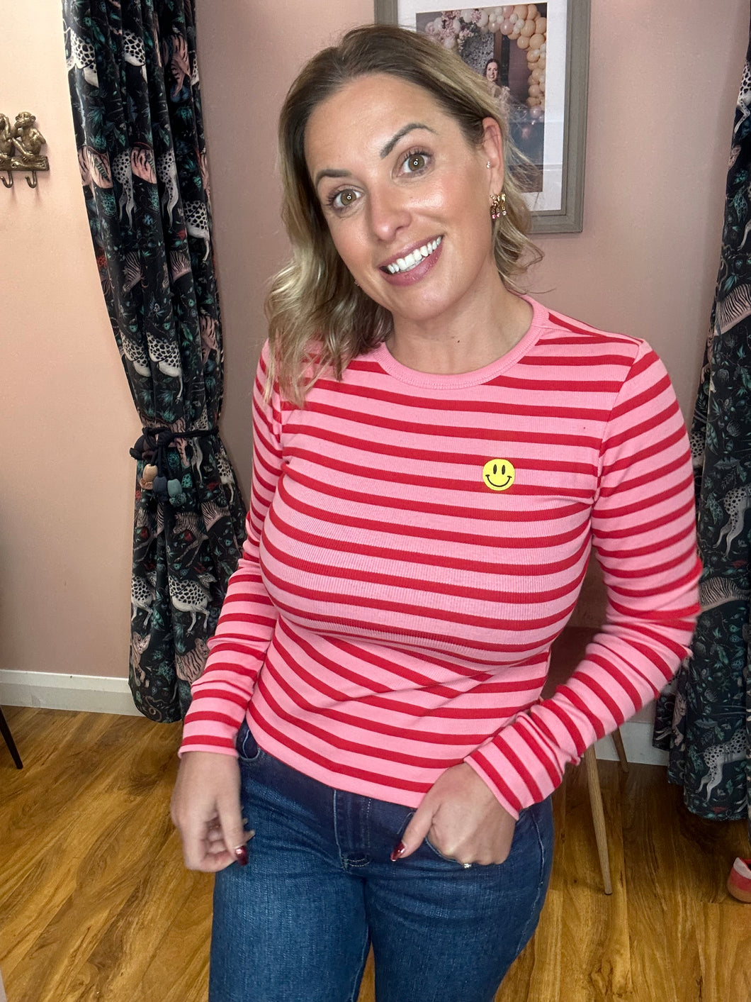 O&F Smiley Breton - Pink