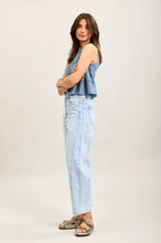 Load image into Gallery viewer, Toxik Barrel Leg Jean With Seam- Bleached Light Denim
