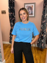 Load image into Gallery viewer, Kaluna Amour Tee - Azure Blue
