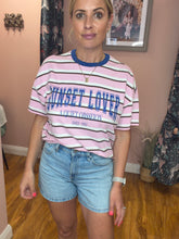 Load image into Gallery viewer, KAFFE Kaeloise T-Shirt - Pink/Carafe/Cha
