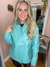 Load image into Gallery viewer, FRNCH Luna Turquoise Jacket
