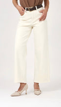 Load image into Gallery viewer, Edel Wide Leg Jeans - Cream
