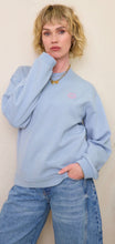 Load image into Gallery viewer, Olive &amp; Frank Good Energy Sweatshirt - Blue
