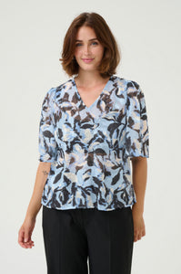 Kaelina Flower Print Blouse