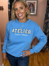 Load image into Gallery viewer, KAFFE Kagisele Sweatshirt - Provence Blue
