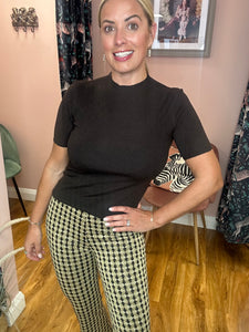 Angora Chocolate Brown Knitted Top