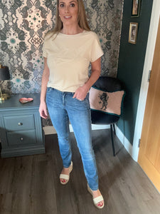 Cole Straight Leg Push Up Jeans