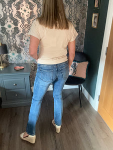 Cole Straight Leg Push Up Jeans